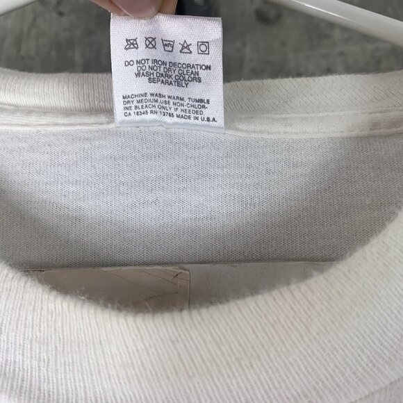 Vintage Fruit of the Loom Graphic Tee Size XL Single Stitch Funny FLAWED - Picture 4 of 9